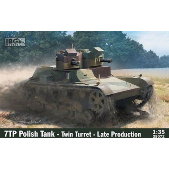 IBG 35072, 7TP Polish Tank – Twin Turret (late), skala 1/35